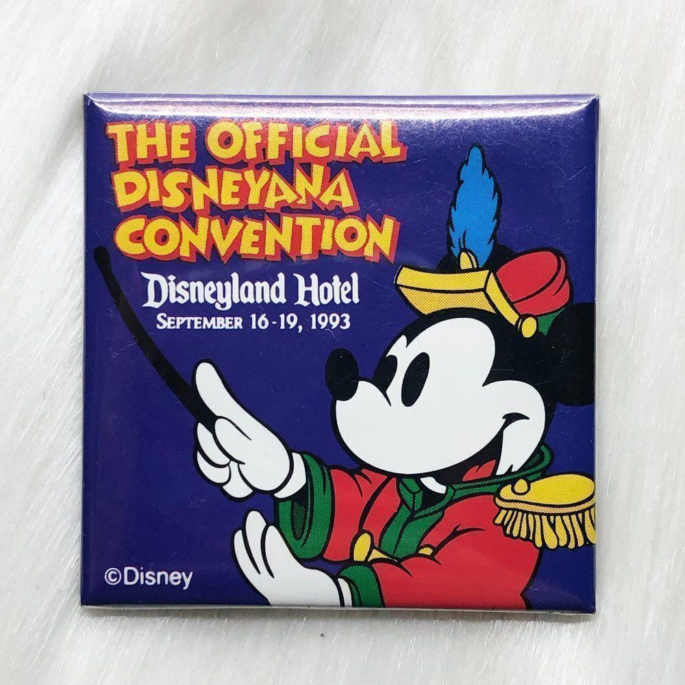 🔮 5/$25 Disney Mickey 1993 Official‎ Disneyana Convention Pin